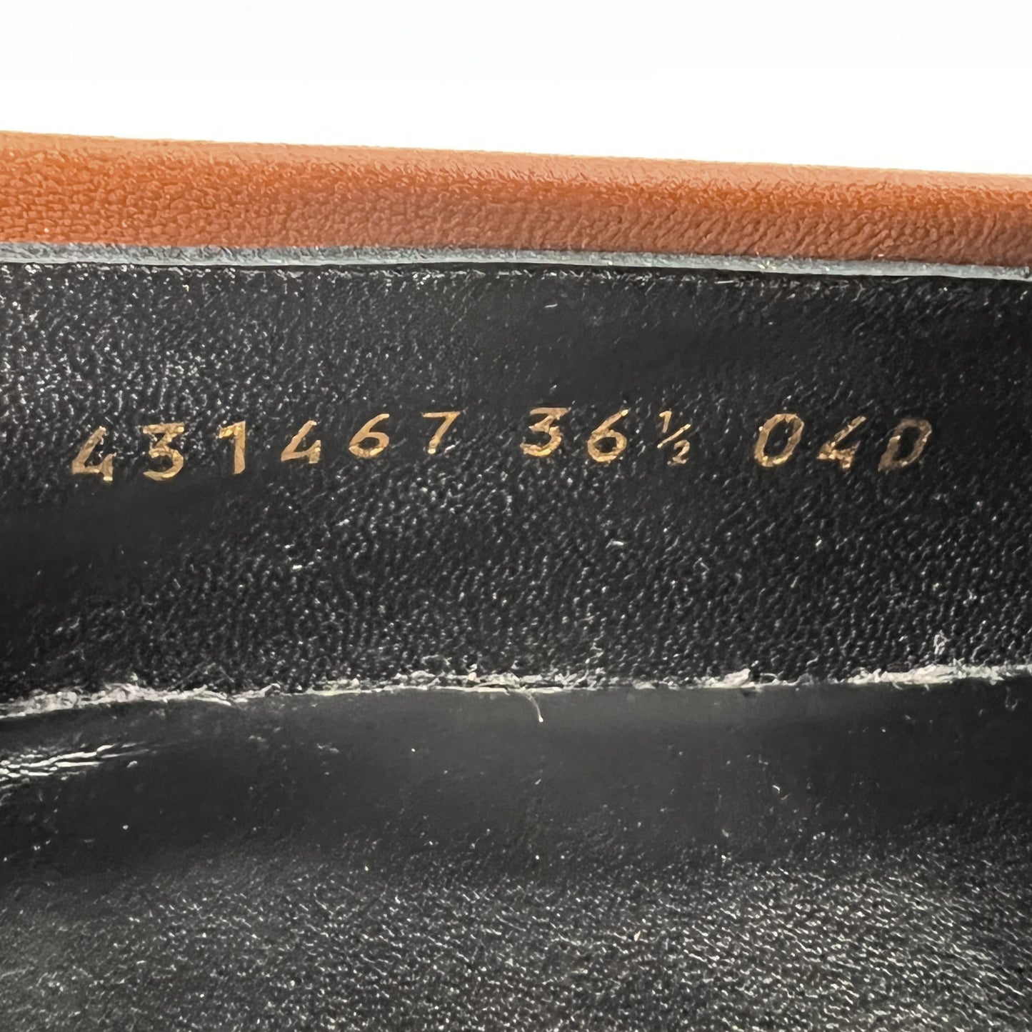 Gucci Jordaan Brown Monogram Canvas Leather Trim Loafers Size EU 36.5