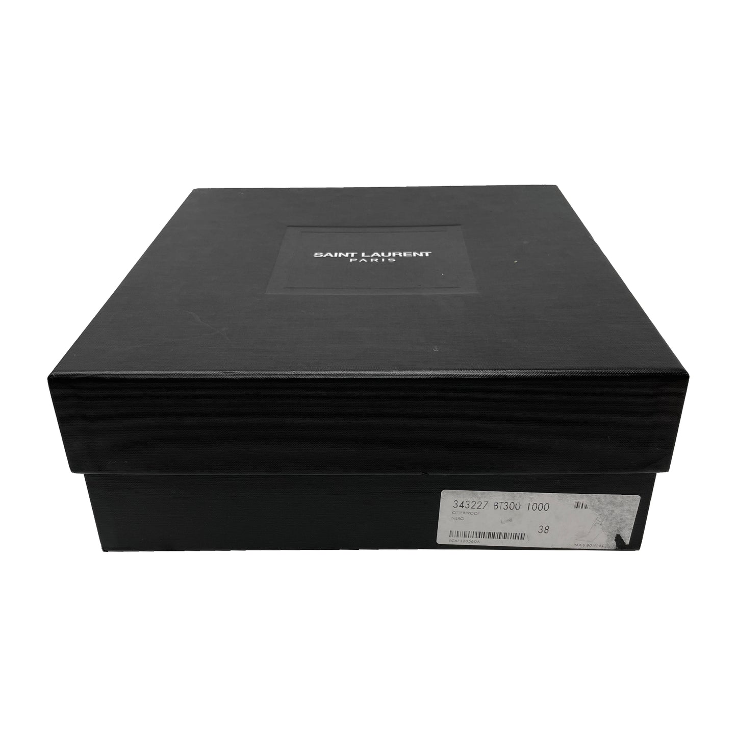 Saint Laurent Suede Pointed Buckle Toe Ankle Boots Size 38