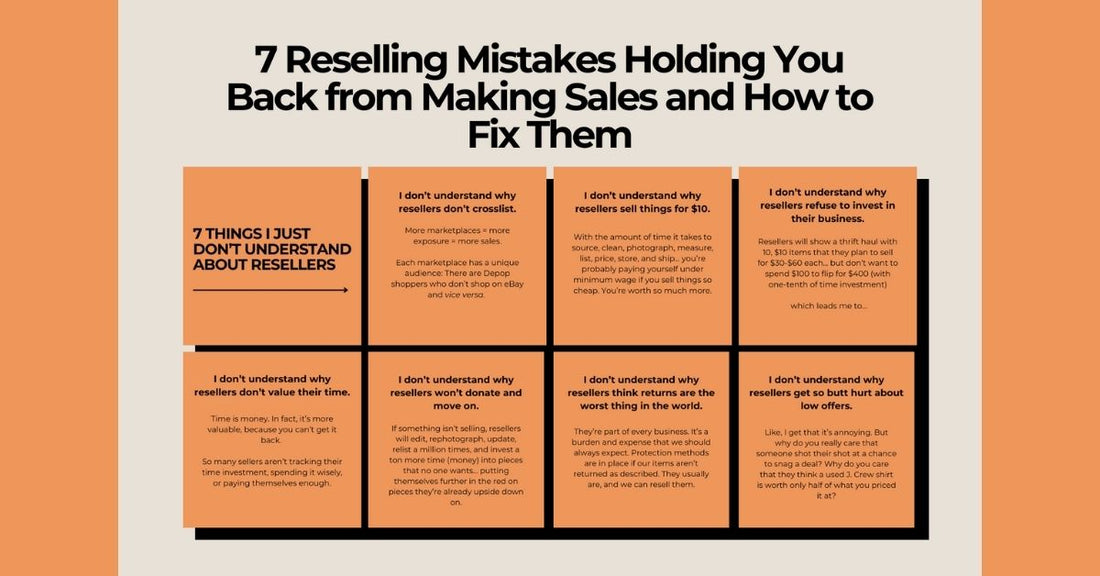 7 Reselling Mistakes That Are Killing Your Sales (and How to Fix Them)