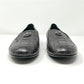 Chanel Grey Python Interlocking Logo Round Toe Flats Slippers Loafers Size EU 39.5