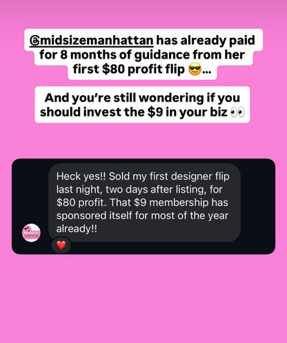 Reselling Community + Online Sourcing Group