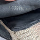 Chanel Black Quilted Leather White Interlocking Logo Espadrilles Sandals Mules Size EU 41