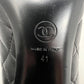 Chanel Black Quilted Matelasse Leather Interlocking Turn Lock Logo Loafer Pumps Size EU 41