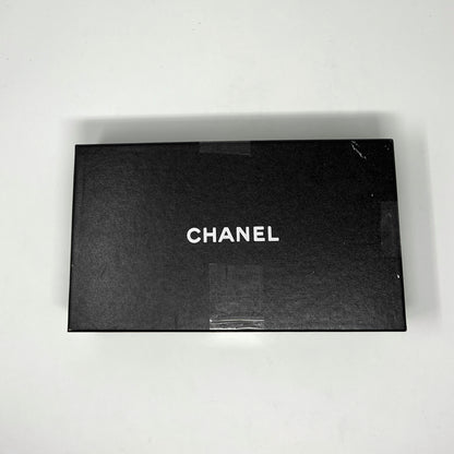 Chanel Diamante Swarovski Crystal Embellished. Black Satin Evening Bag Clutch