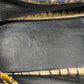 Chanel Black Grosgrain Cap Toe Gold Metallic Tweed Espadrille Flats