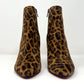 Christian Louboutin Eloise 85 Suede Leopard Animal Print Ankle Boot Heels Size Eu 38