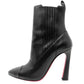 Christian Louboutin Me in the 90's 100 Black Leather Calf High Heels Boots Size EU 37.5