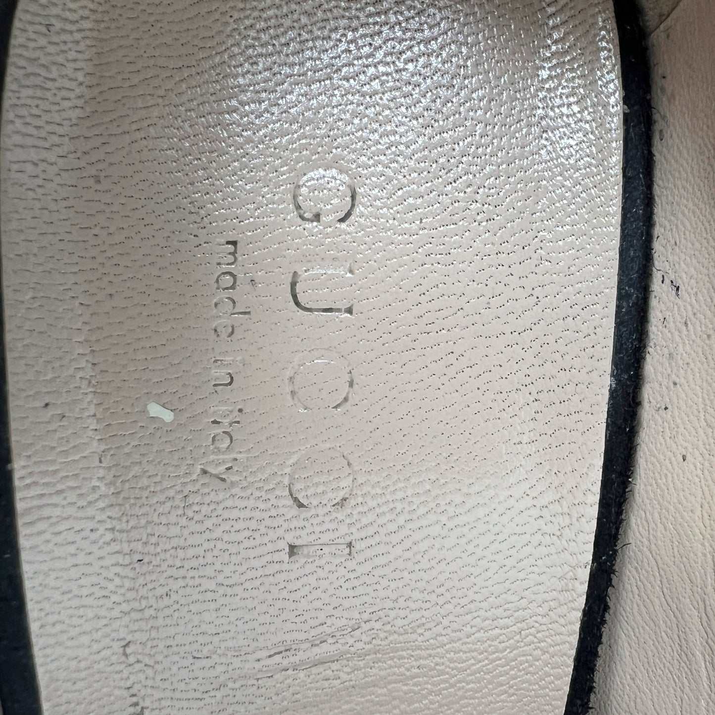 Gucci Black Suede GG Marmont Gold Logo Fringe Kitlie Loafers High Heels Pumps Size EU 36.5