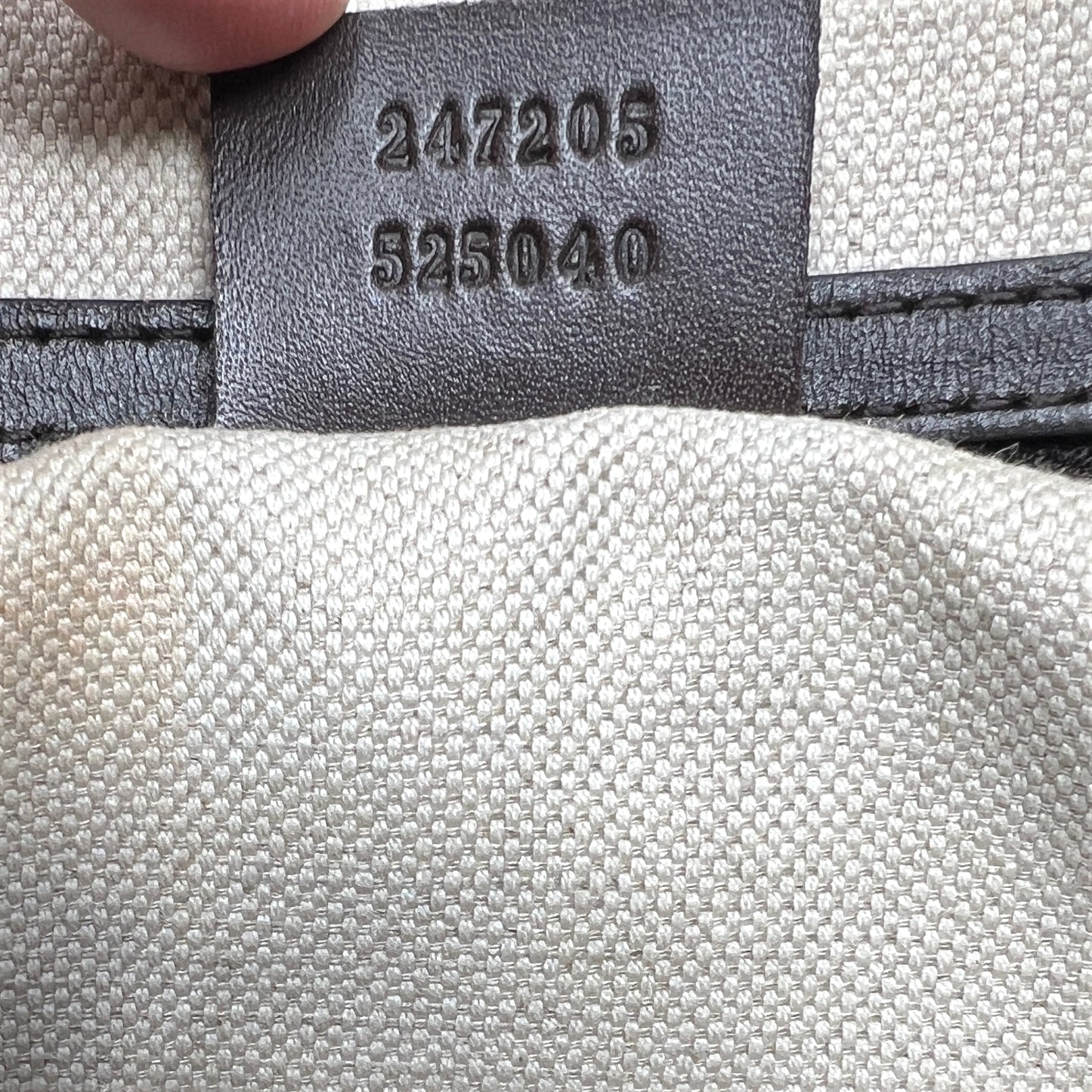 Gucci GG Supreme Monogram Leather Trim Vintage Web Boston Bag