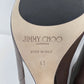 Jimmy Choo Myth Brown Grained Leather Mirrored Wedge Heel Ankle Boots