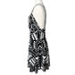 Alexis Jerza Black and White Embellished Mini Dress Size XL