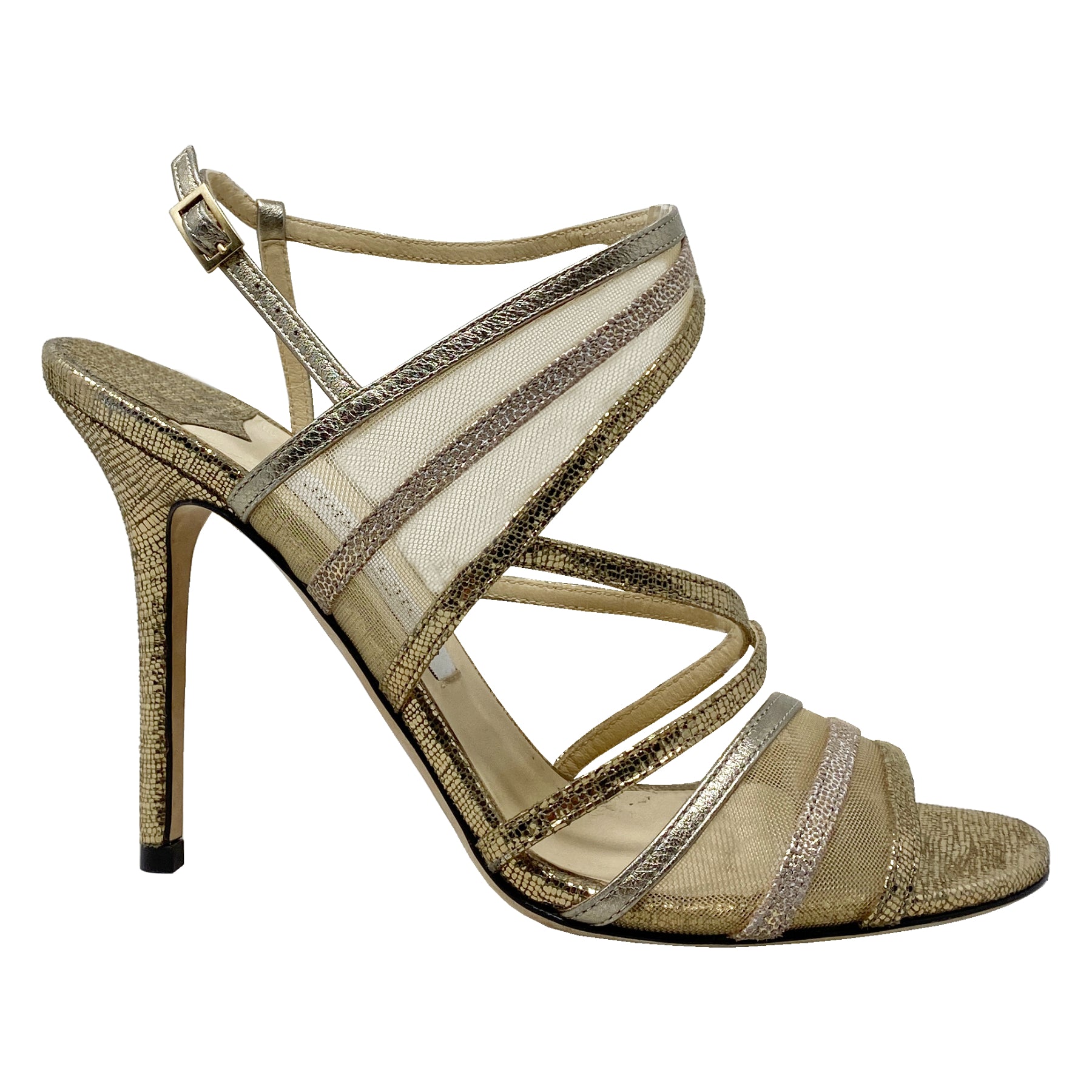 Jimmy Choo Patent Leather 'Saeda' Sandals Women – Luosophy