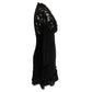 Alexis Nuray Black Lace Deep V Mini Dress Size XS