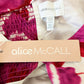 Alice McCall Bloom White and Pink Midi Dress Size US 8