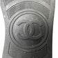 Chanel Gray Suede Tweed Top Sneakers Size EU 40
