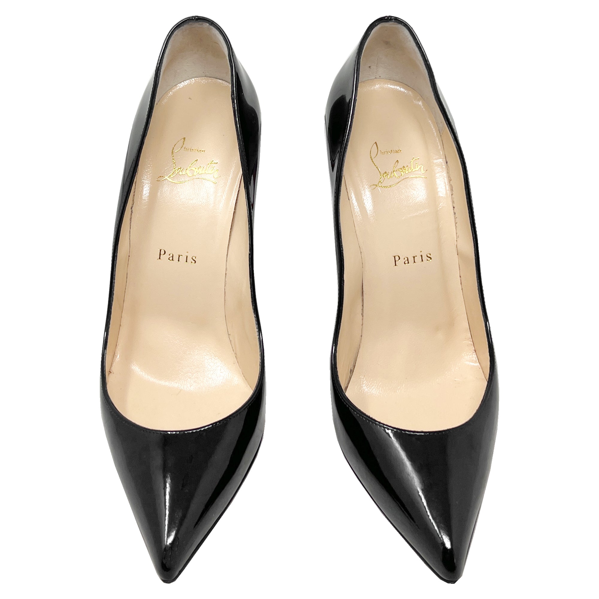 Christian louboutin pigalle on sale follies patent leather pumps