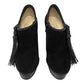 Christian Louboutin Sultane 140 Black Suede Ankle Boots Size EU 37