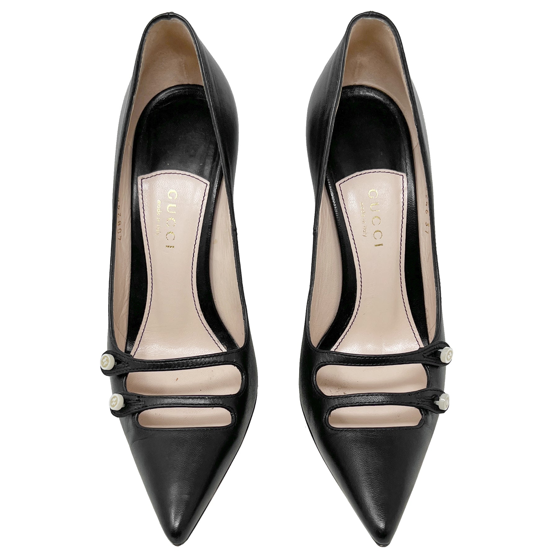 Gucci pumps hot sale with pearls