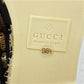Gucci Shoes Black Fabric Crystal Embellished Round Toe Pepita Espadrille Flats