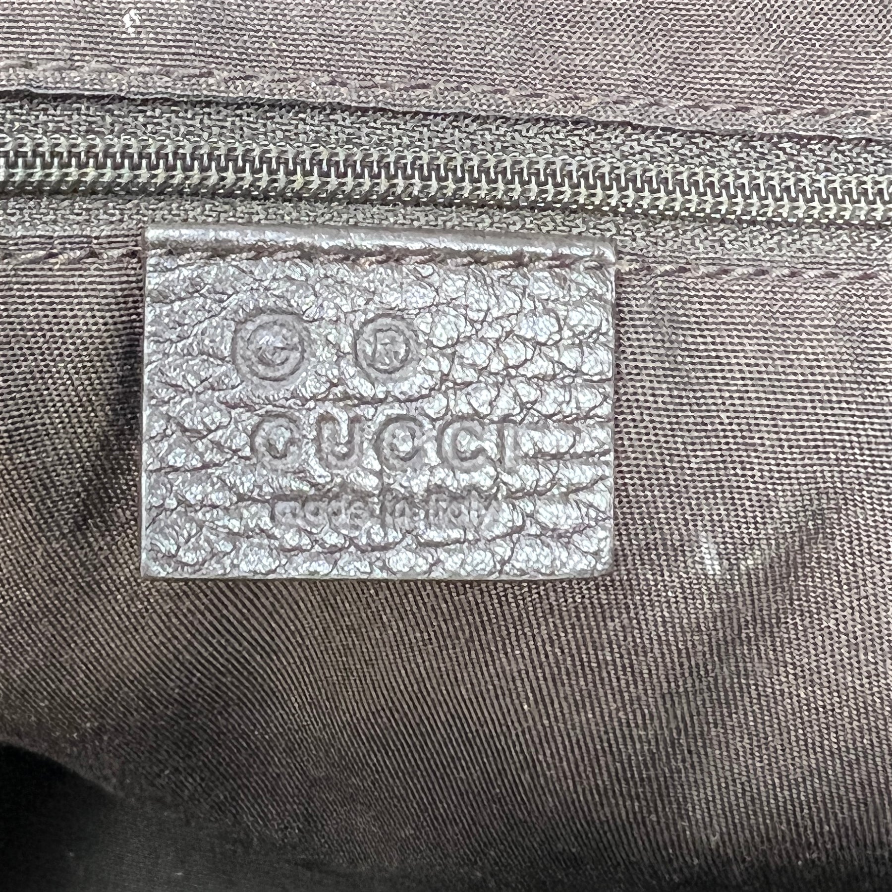 Gucci Crystal Brown GG Supreme Monogram Hobo Shoulder Bag – The Global  Collective Co.
