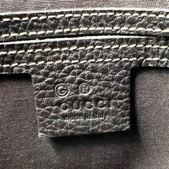 GUCCI Monogram Medium Abbey Shoulder Bag Dark Brown 1272064