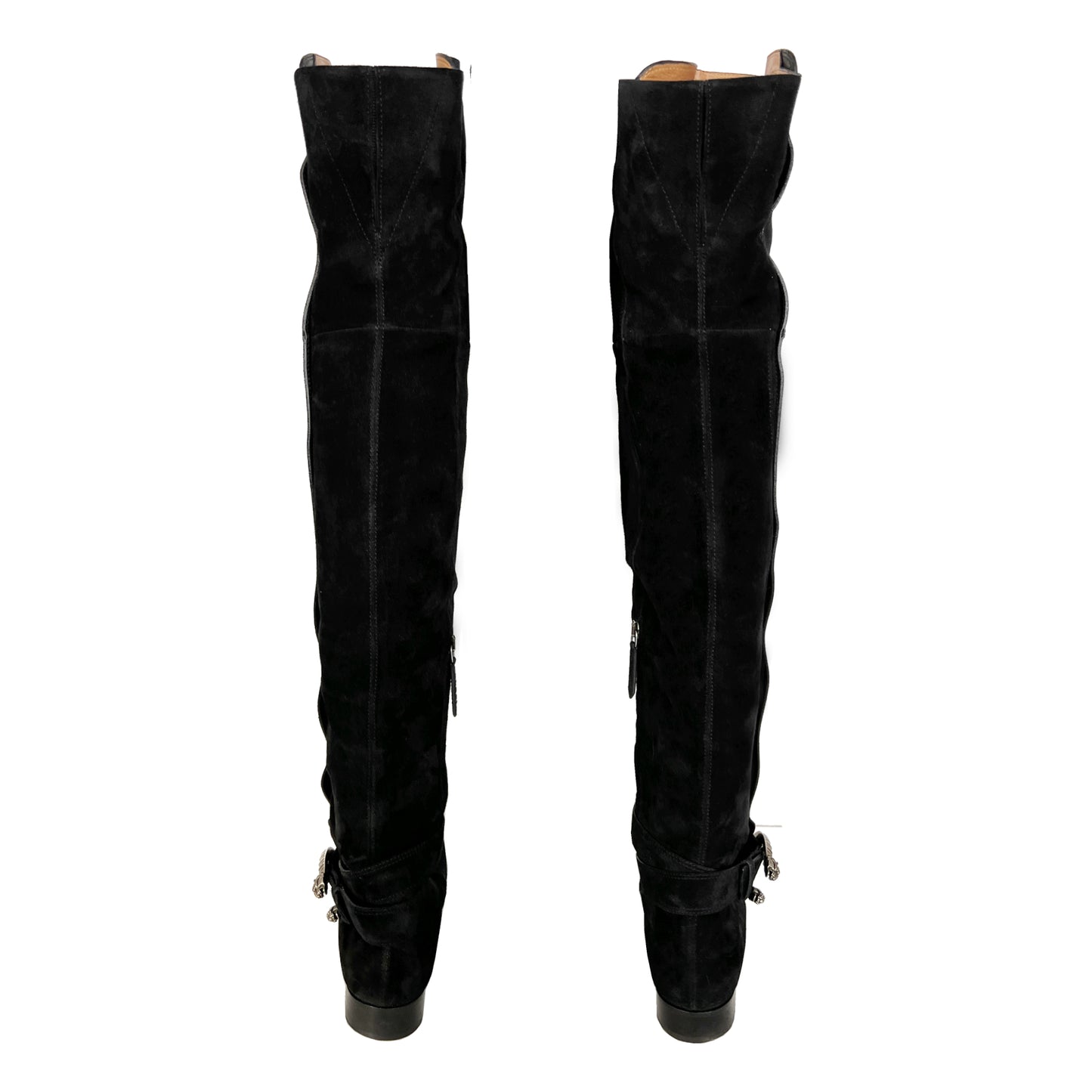 Gucci Dionysus Black Suede Over The Knee Boots Size EU 40