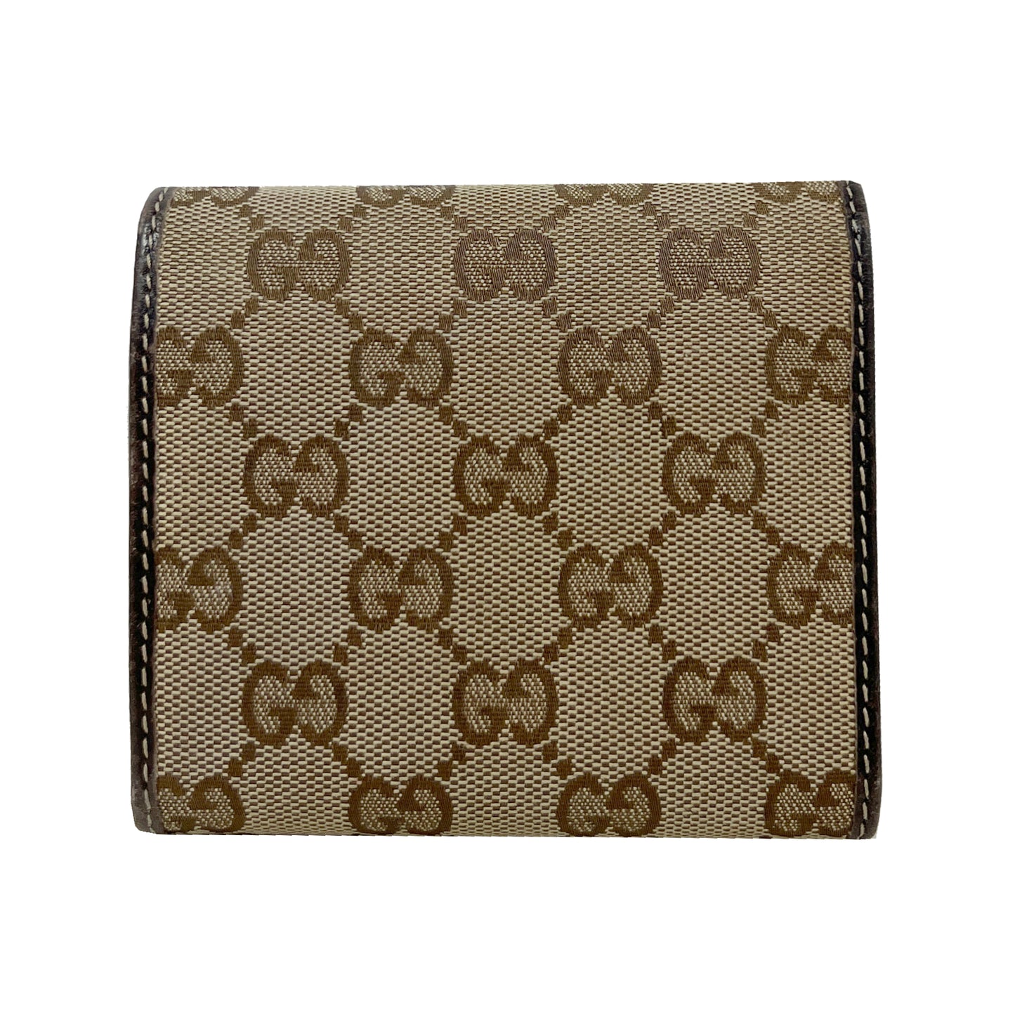 Gucci Interlocking GG Logo Monogrammed French Fold Wallet