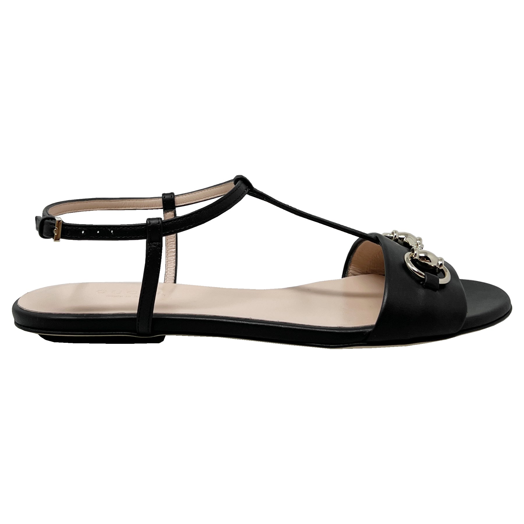 Jamya Heart Charm T-Strap Sandals | GUESS Factory