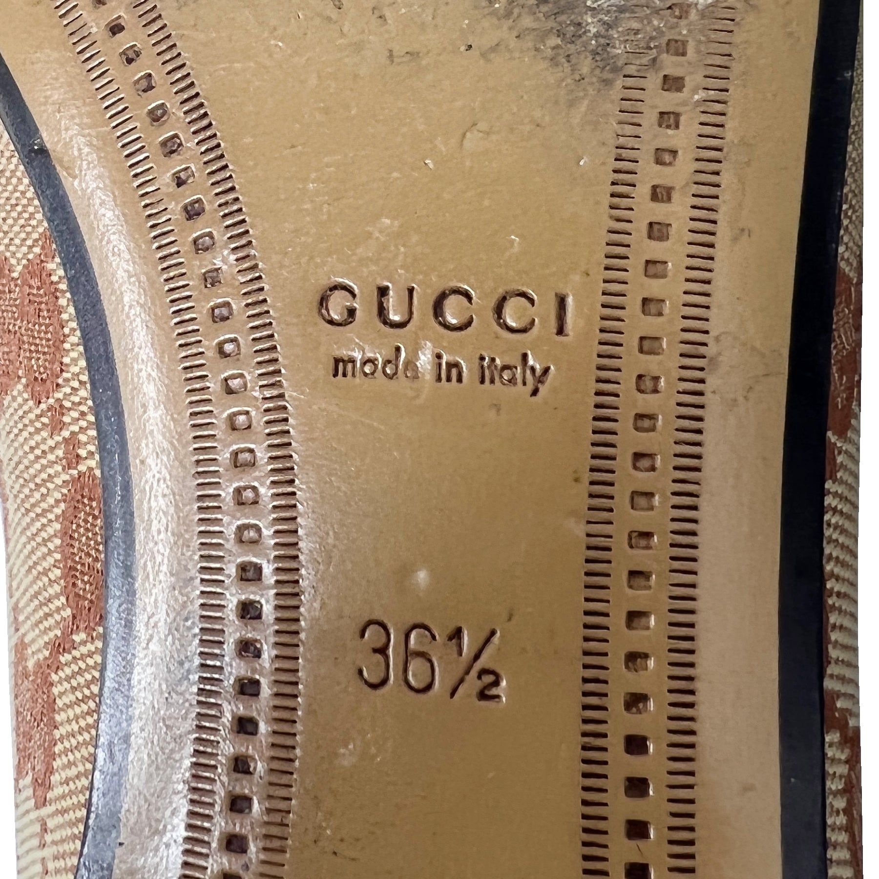 Gucci Jordaan Brown Monogram Canvas Leather Trim Loafers Size EU 36.5 – The  Global Collective Co.