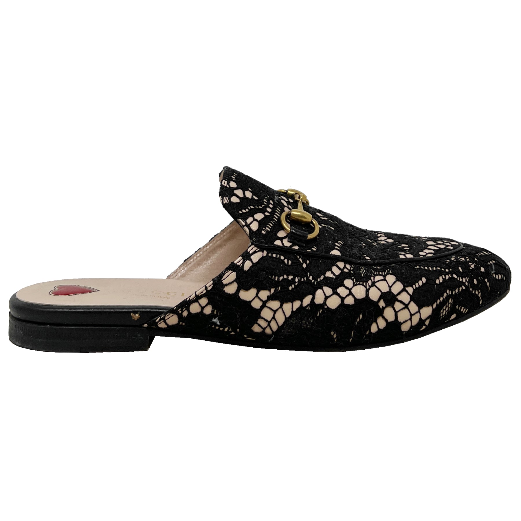 Gucci lace mules online