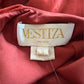 Mestiza New York Mara Rust Colored Velvet Slip Dress