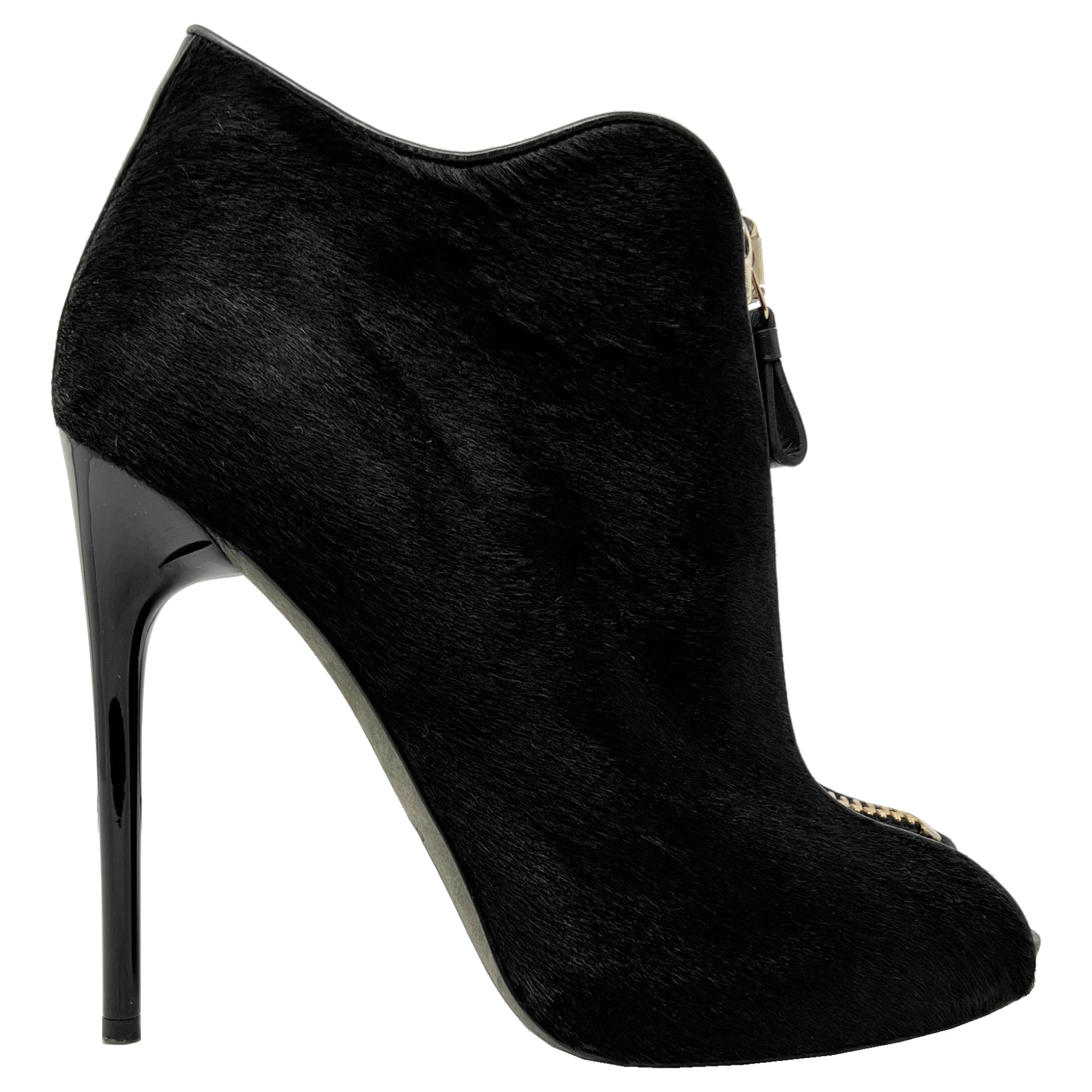 TOM FORD pointed toe leather ankle boots - Black